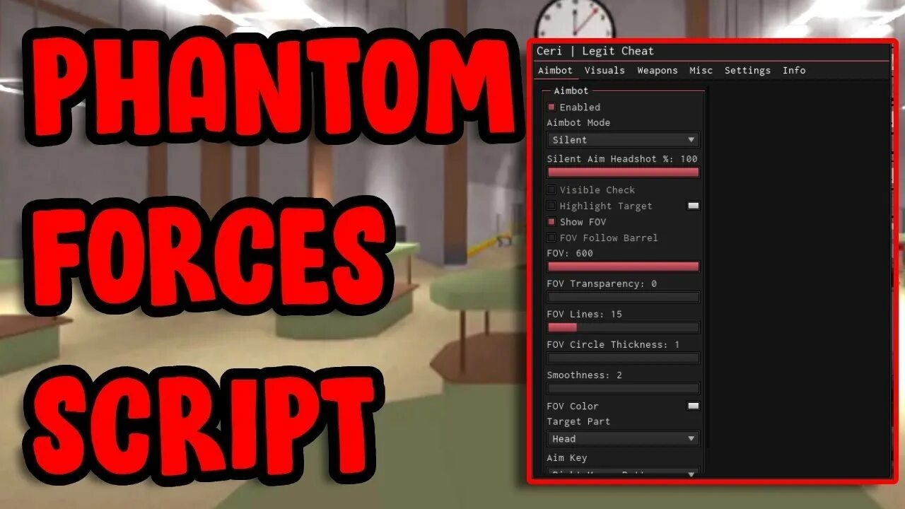 Aim lock script. Phantom forces script.