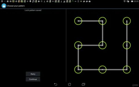 Виды паролей графических ключей