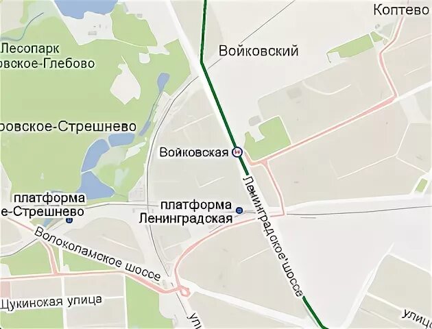 как проехать от метро войковская