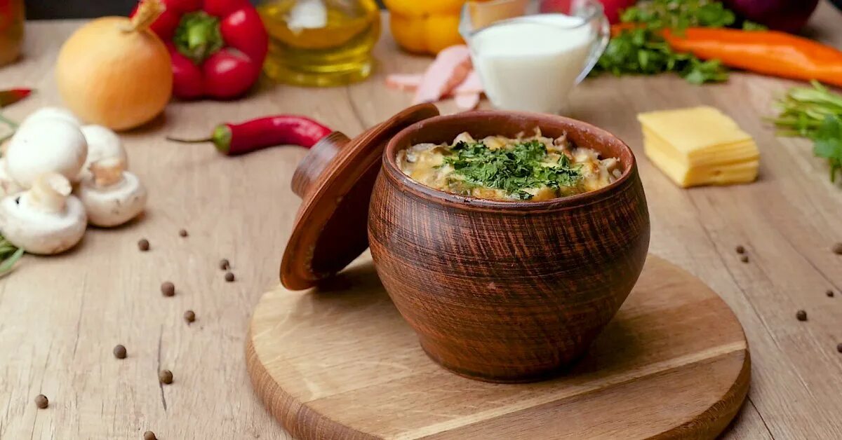 Кухня наизнанку горшочки