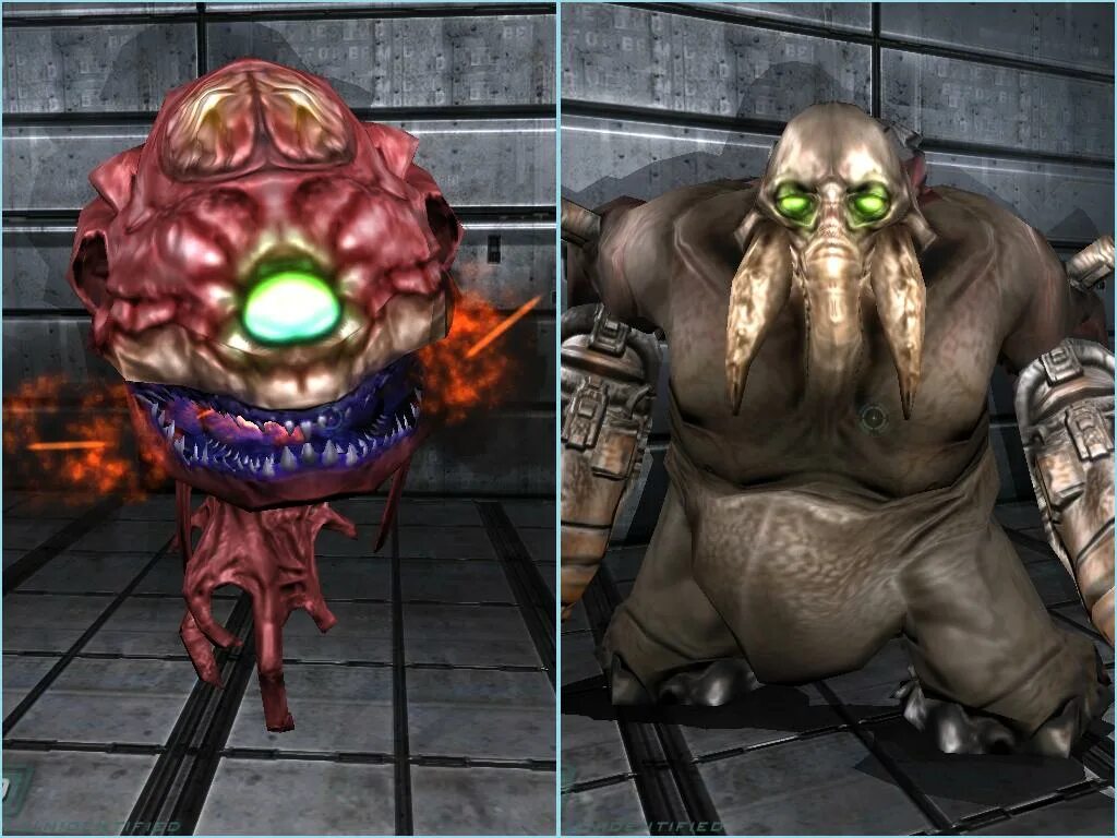 1 монстр 2. Монстры из doors. doom 3 classic.