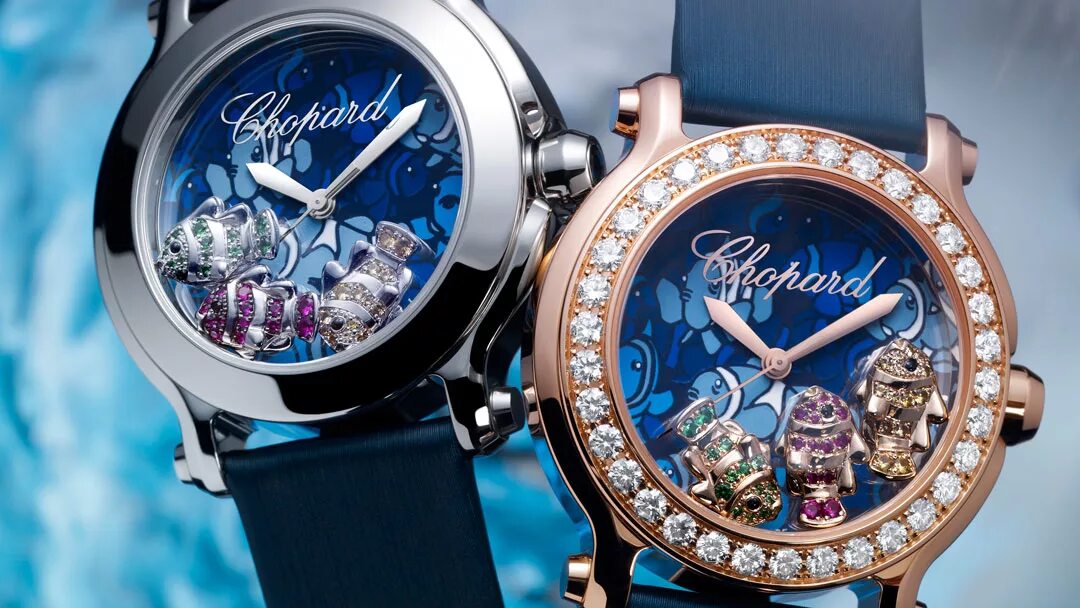 Часов класса люкс. Часы шопард с рыбками. Chopard Happy Fish. Chopard Happy Sport. Chopard Happy Sport Spirit.