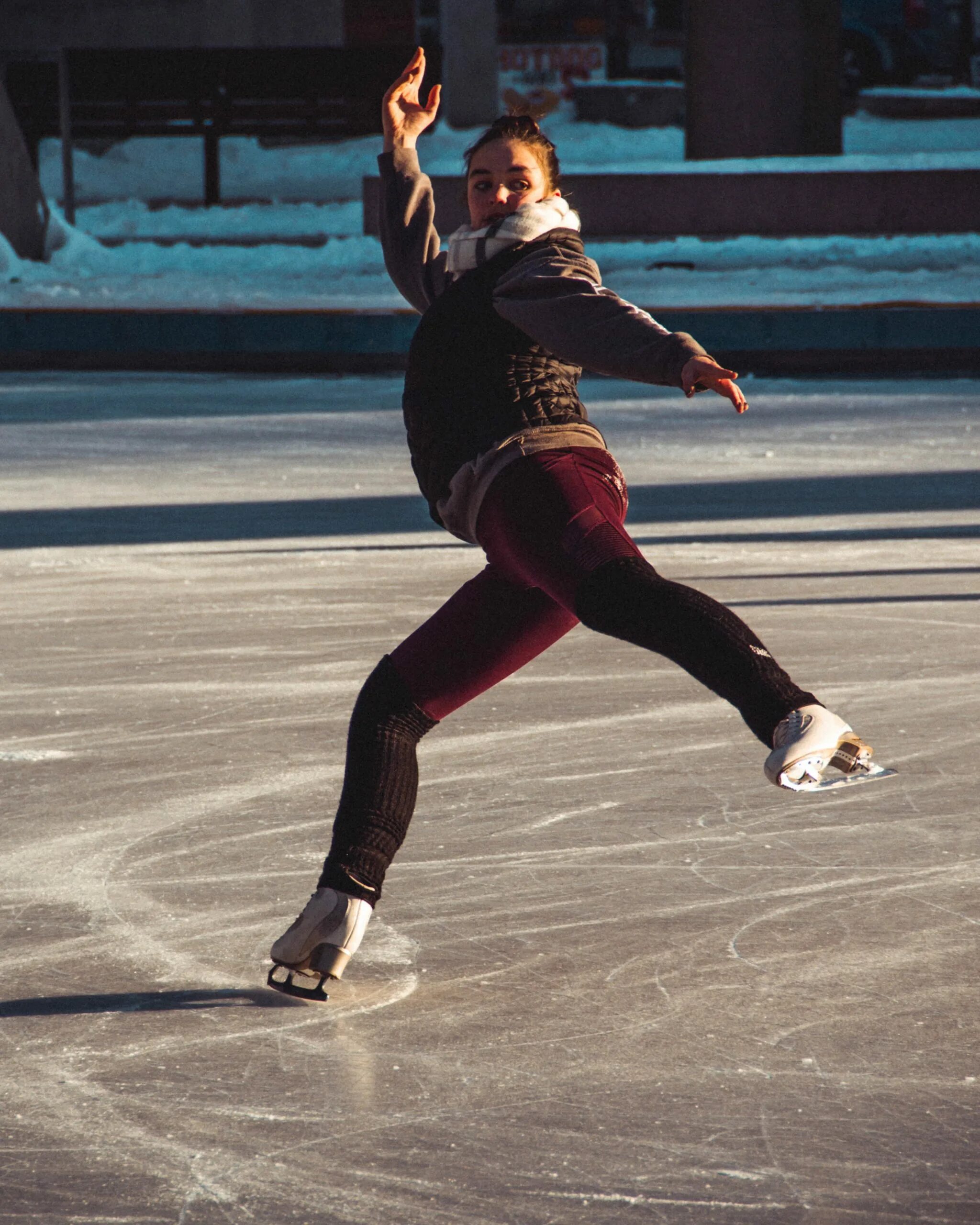 Катания на коньках. Каток. Крутые фото на коньках. Ice skating sport