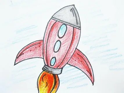 Нарисовать рисунок ракету