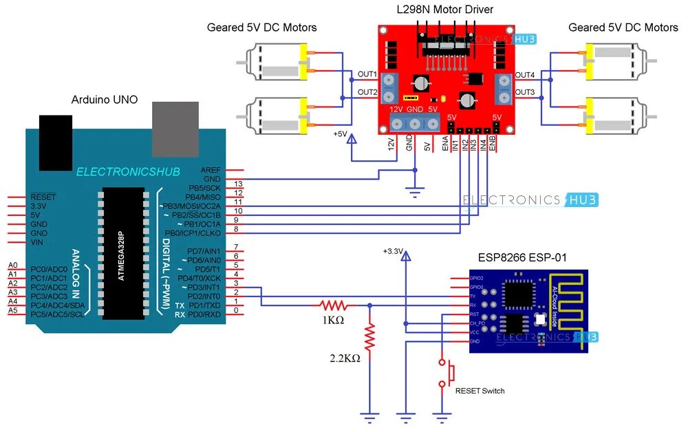 Esp8266 подключение к wifi. Ардуино робот l298n. arduino wifi esp8266. esp-01 arduino. l298n схема подключения шагового двигателя.