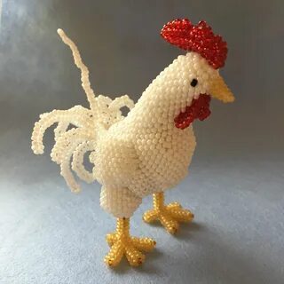 Фигурка бисер гусь