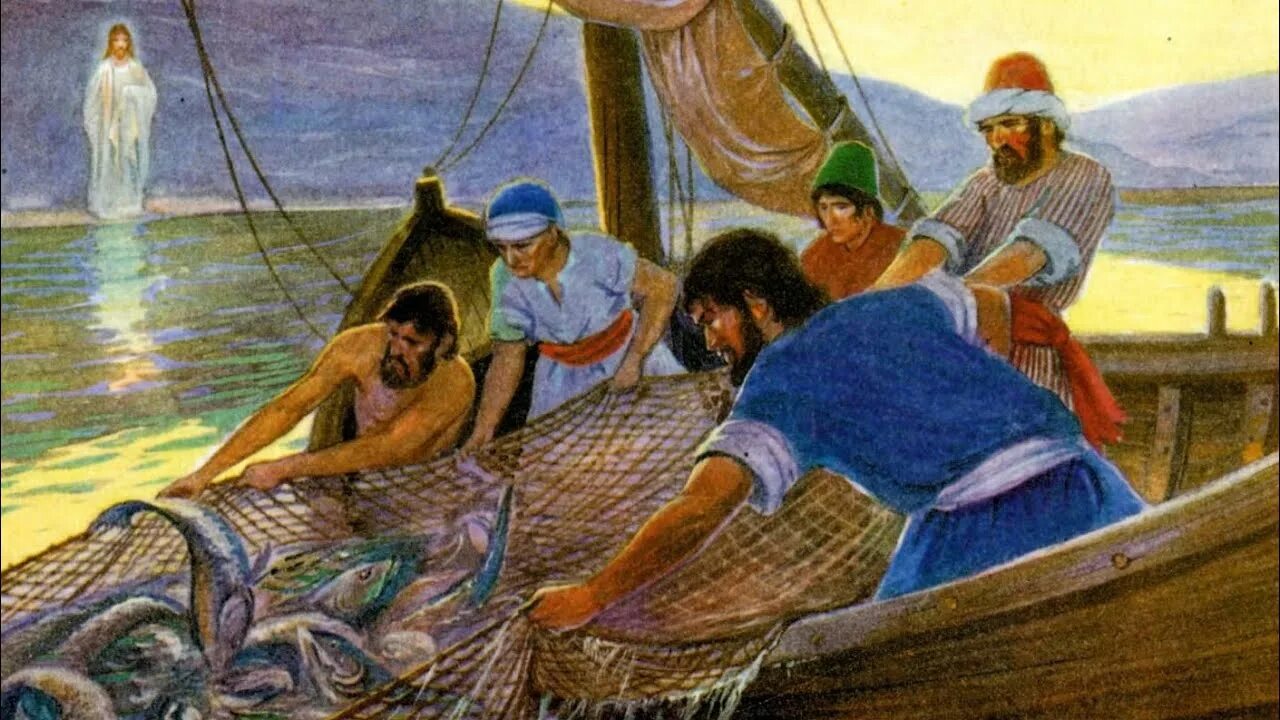 Исторически сложилось так что рыболовство всегда. Христос на Тивериадском озере Верещагин. Иисус и рыбаки.