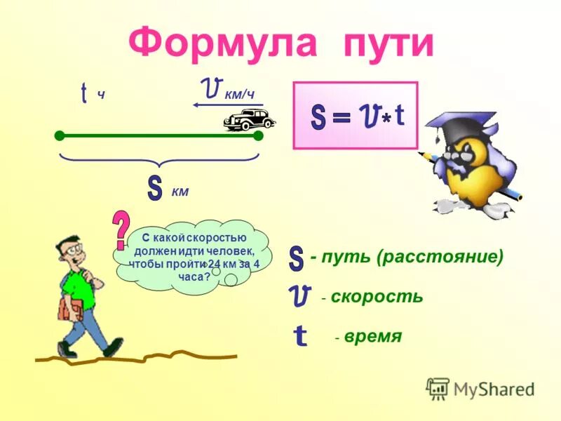 Как находить s t v