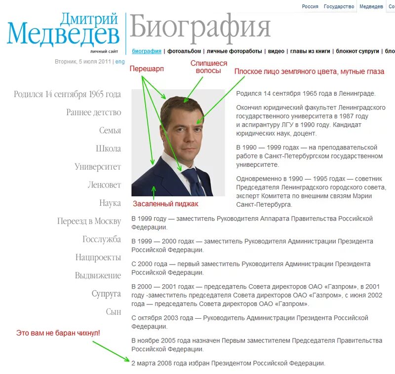 Биография медведева кратко