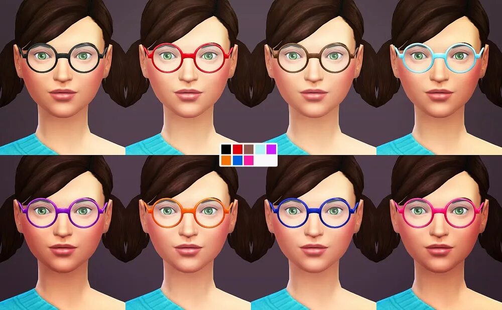 Как добавить очков в симс 4. Sims 4 glasses. sims 4 очки. sims 4 круглые очки. симс 4 черные очки.