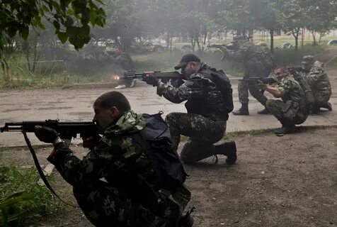 Видео боев в днр