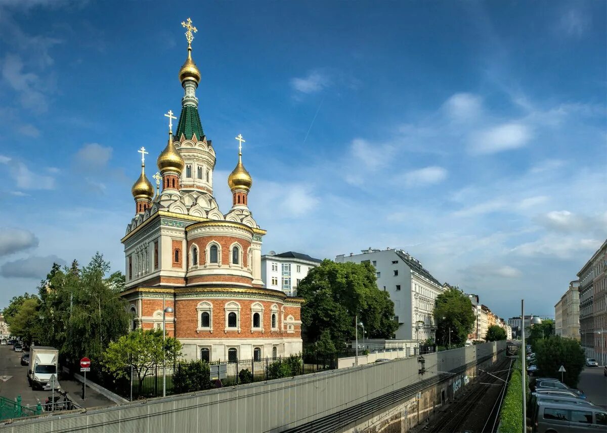 St. Nicholas Russian Orthodox Cathedral. Вена храм св Николая.