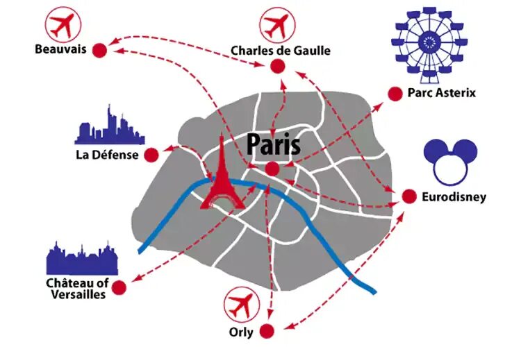 Аэропорты Парижа на карте. Paris Beauvais Airport на карте. Аэропорт Орли на карте Парижа. Airports in Paris Map. Аэропорт париж вылет