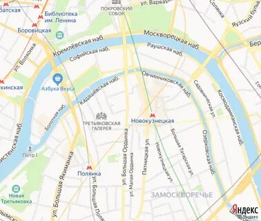 Пятницкая на карте москвы