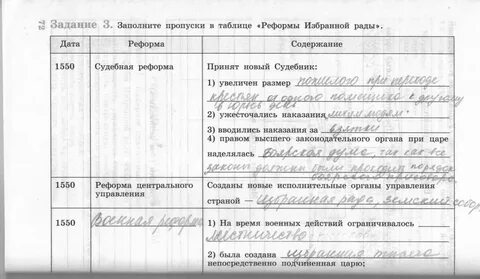 Заполните пропуски история 7 класс
