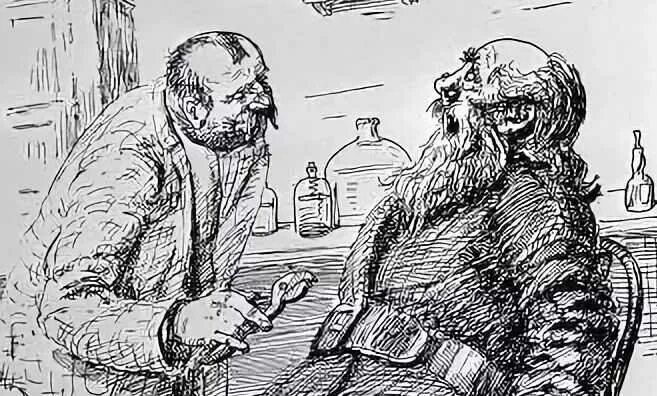 Содержание рассказа хирургия чехов. Иллюстрация к произведению чехова хирургия. хирургия чехов кукрыниксы. иллюстрация к рассказу чехова хирургия.