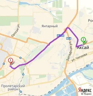Ростов аксай расстояние