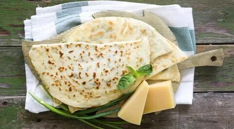 Грузинская лепешка с зеленью