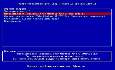 Chip windows xp