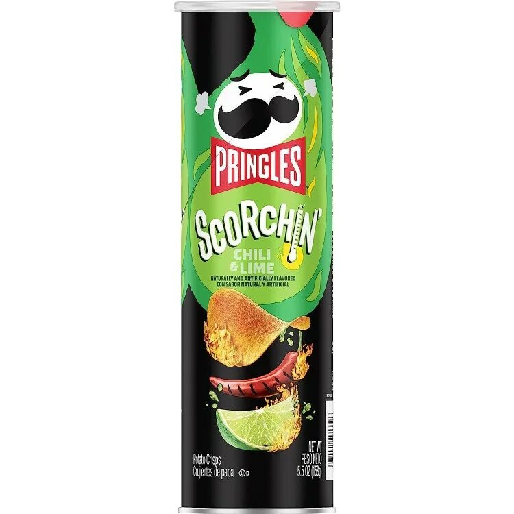 Pringles Scorchin Экстра хот Чили лайм. Принглс Scorchin Экстра хот Чили лайм 158гр Америка. Принглс острый Чили. Чипсы принглс sizzling.