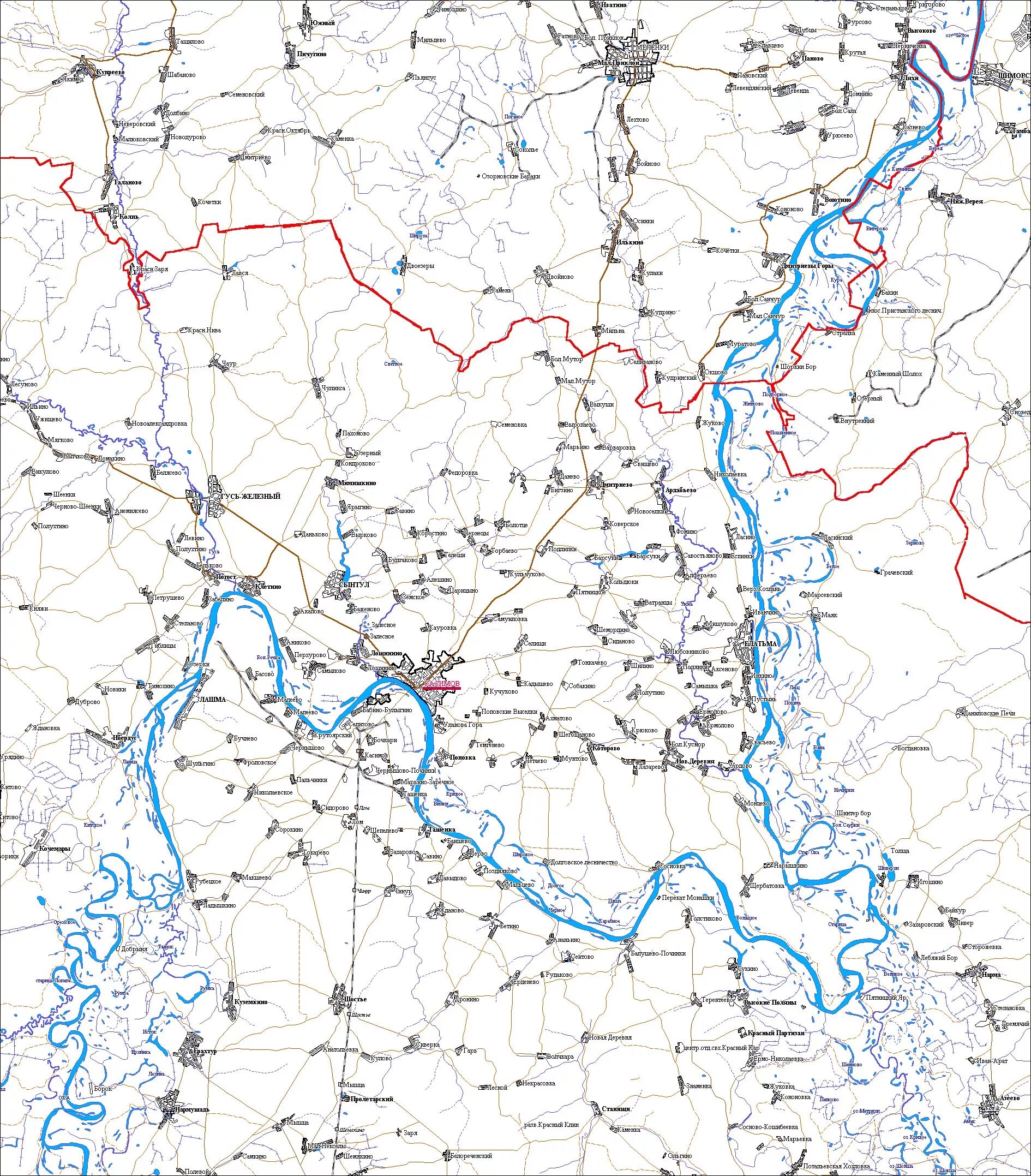 Карта касимовского района. Карта Касимовского района Рязанской области. Карта дорог Касимовского района. Карта Касимовского района Рязанской области с населенными пунктами. Карта Касимовского района Рязанской области подробная.