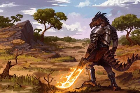 Draconic warrior
