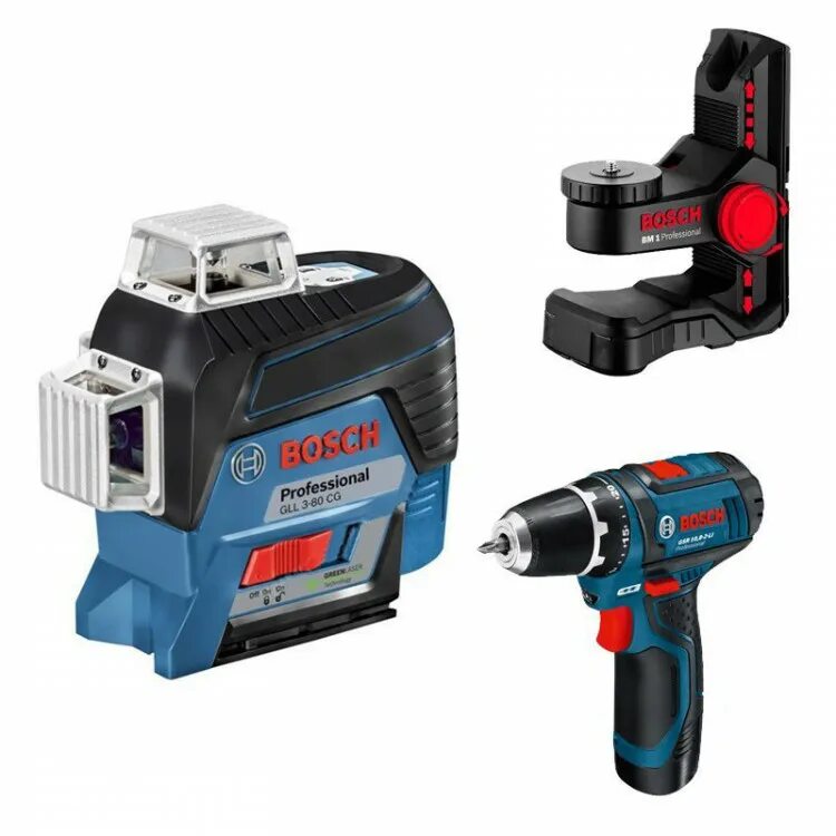 Лазерный уровень Bosch GLL 3-80 CG+BM 1+gsr12v (0.615.994.0l3. Лазерный уровень Bosch GLL 3-80. Лазерный нивелир GLL 3-80 C (12 V) + BM 1 + L-Boxx. Нивелир лазерный Bosch GLL 3-80 CG+bm1+12v+l-Boxx 0601063t00.