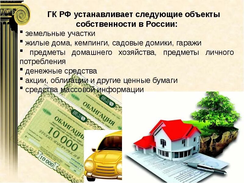 Собственность это. Объекты собственности ГК РФ. Прав собственности в РФ. Кооперативная квартира право