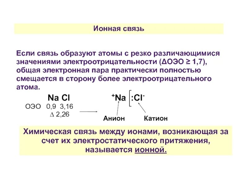 Электроотрицательность химических элементов ионная связь. Ионная химическая связь электроотрицательность. химические связи по электроотрицательности. тип связи в зависимости от электроотрицательности. особенности ионных соединений.