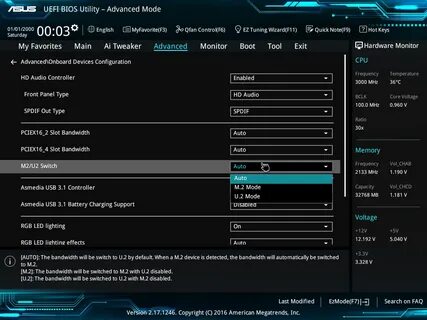 Asus uefi bios