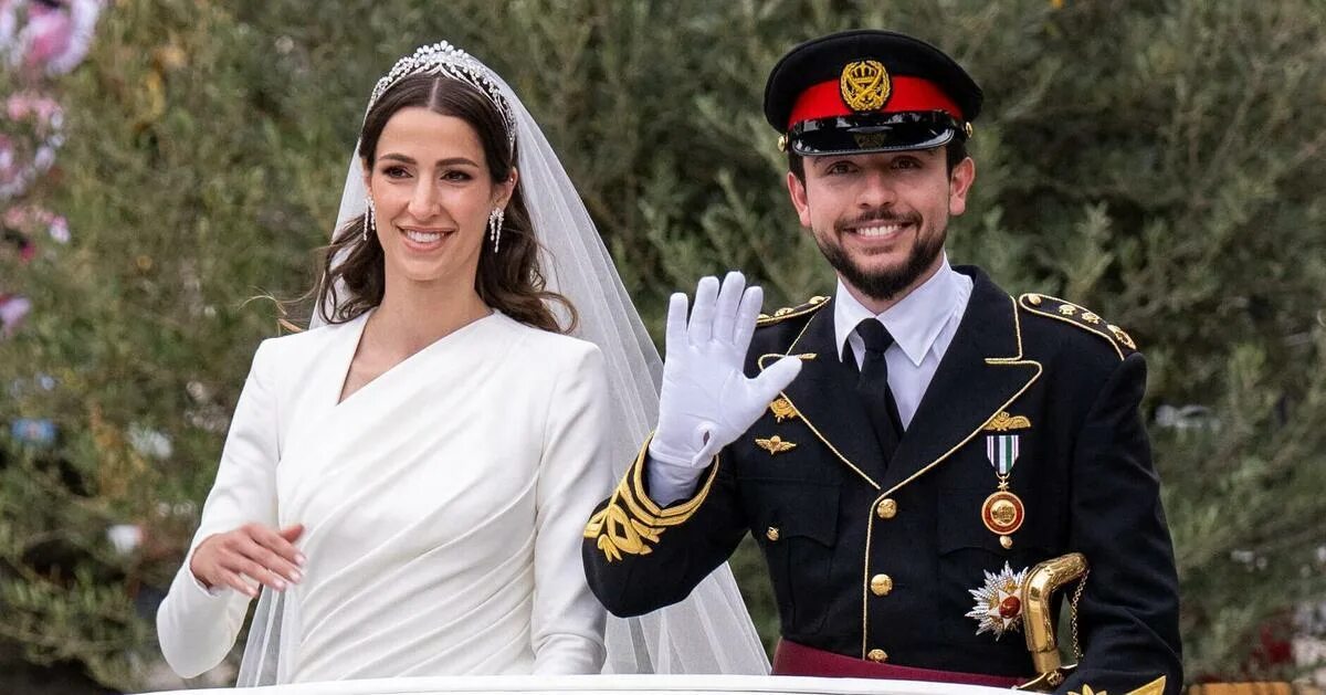 Свадьба наследного принца Иордании Хусейна. Королева Иордании Рания 2023. Король Иордании Абдалла.
