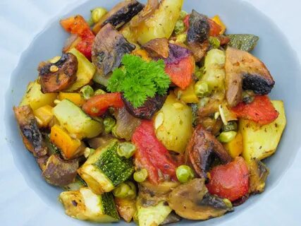 Овощное рагу без мяса с капустой
