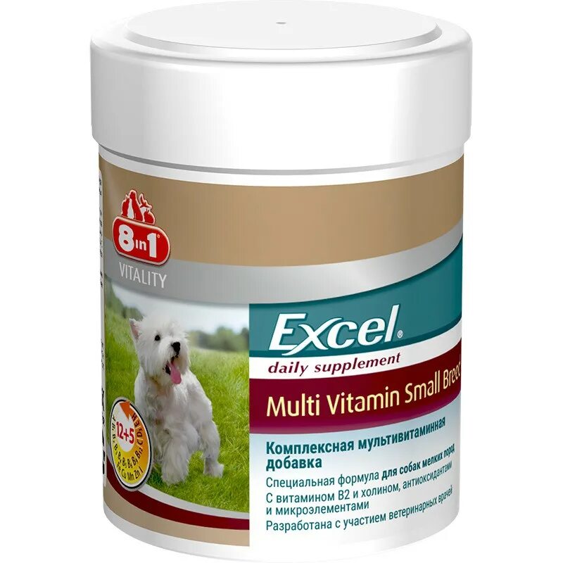 Витамины excel для собак мелких. Мультивитамины эксель 8 в 1 для собак. 8in1 excel мультивитамины для взрослых собак мелких пород 70 таб.. витамины для собак эксель 8. 8in1 excel multi vitamin мультивитамины для собак.
