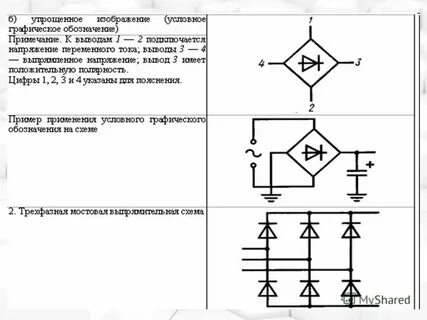 Источник обозначения на схеме