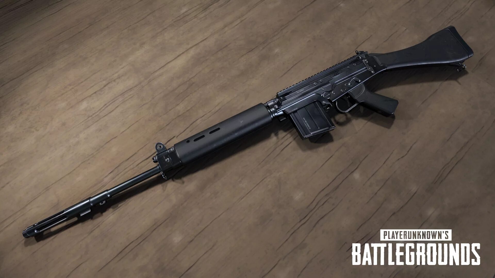 Новое оружие в пабг. Винтовка SLR 7.62. SLR винтовка снайперская. SLR винтовка PUBG. Марксманская винтовка PUBG.