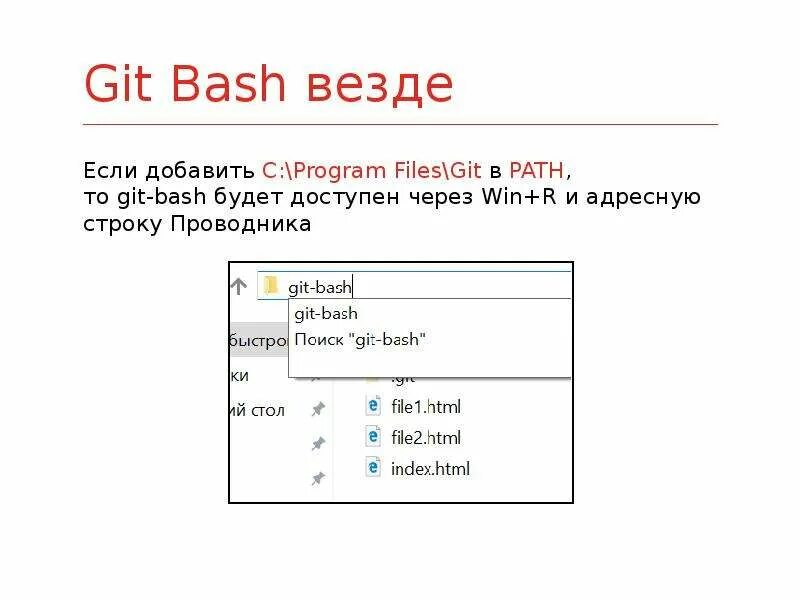 Git Bash. Утилита git Bash. Инструкции git Bash. Откройте git Bash.