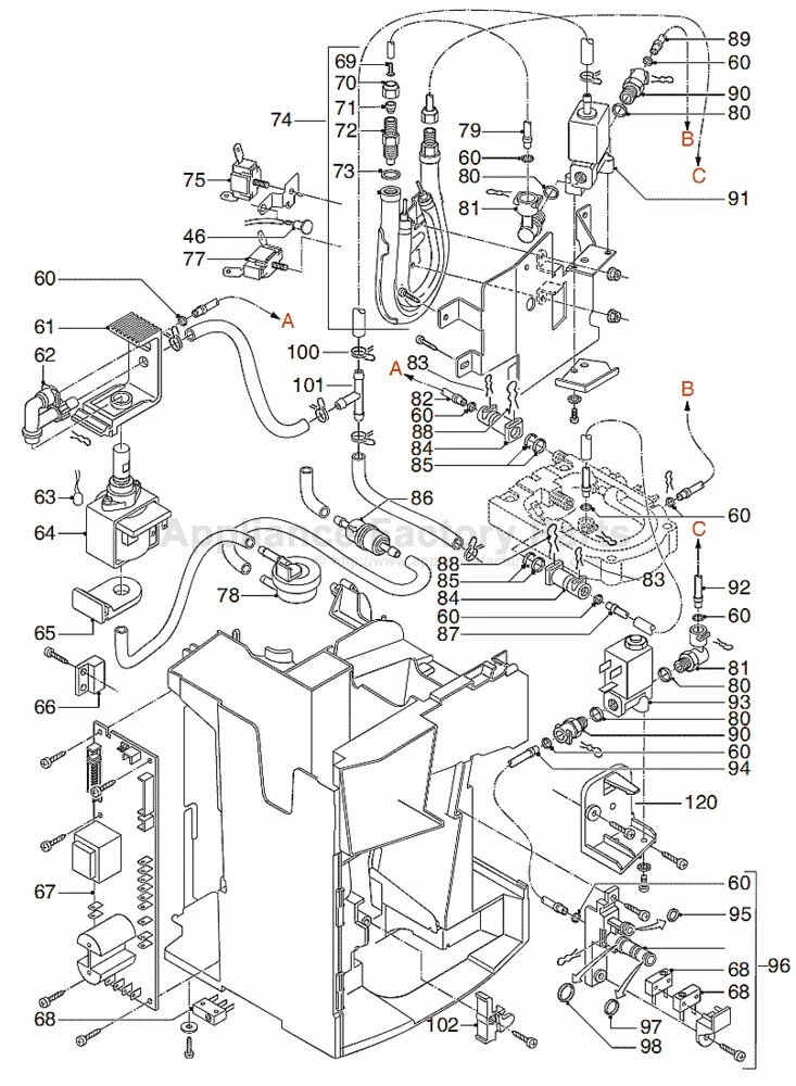 DELONGHI ESAM 3200 S Service Manual download, schematics, eeprom, repair info fo