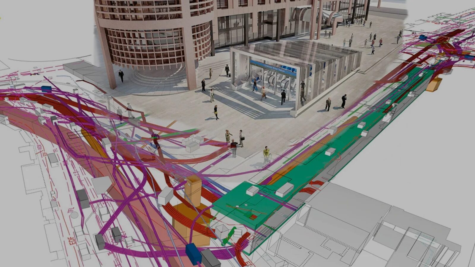 BIM модель автомобильной дороги. Проект Crossrail BIM. BIM технологии в проектировании. BIM инженерные сети.