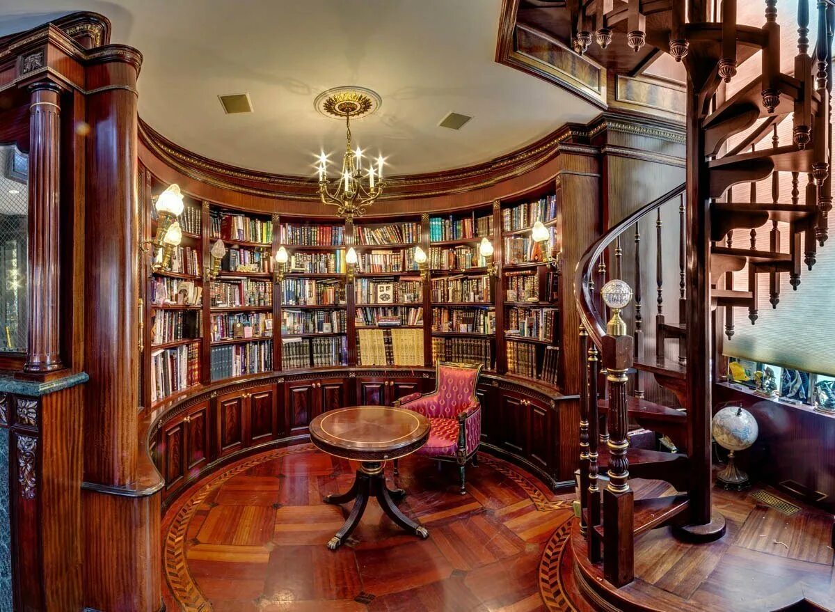 Hooked library. Библиотека барона Круппа интерьер. Домашняя библиотека. Домашняя библиотека интерьер. Красивая библиотека.