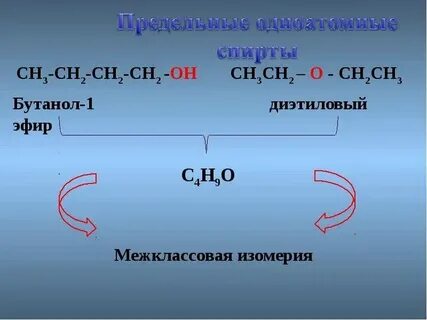 Бутанон изомеры