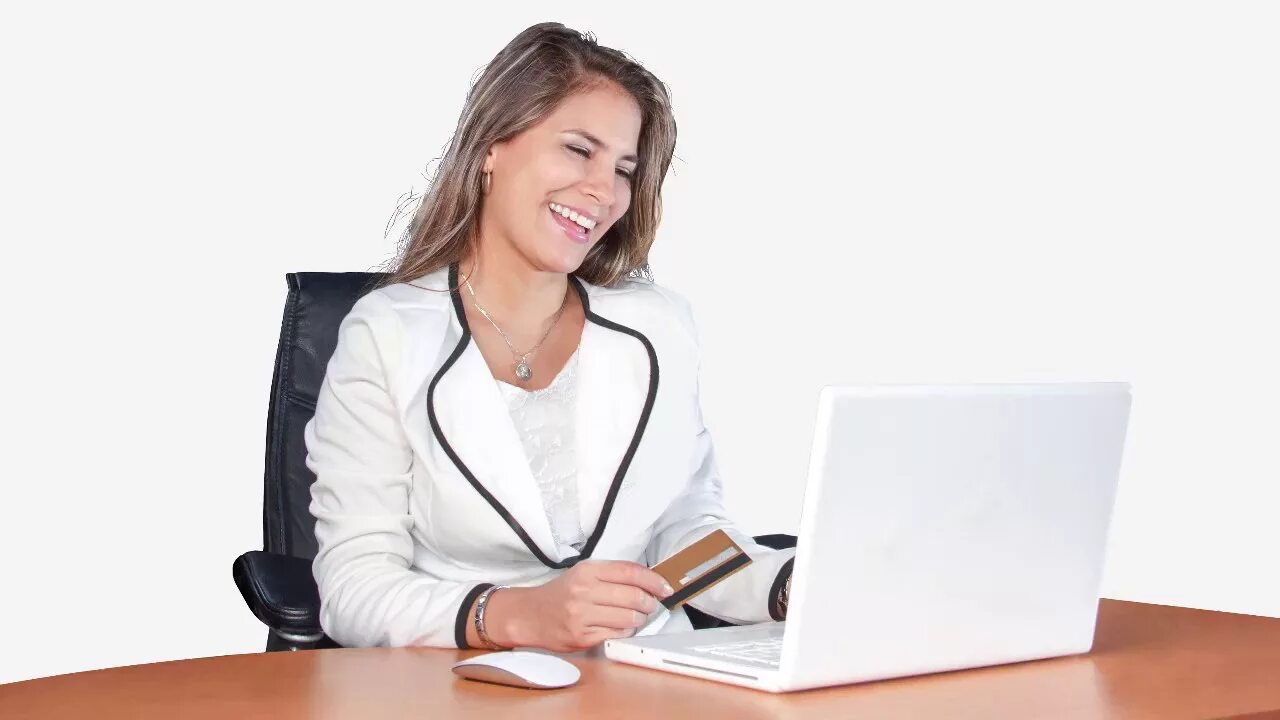 Мокрая работница офиса