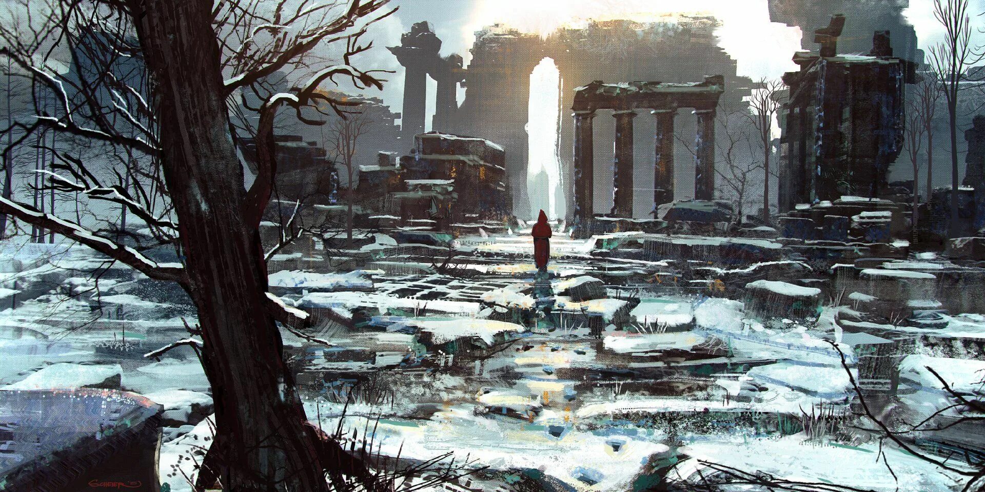 We come to ruins