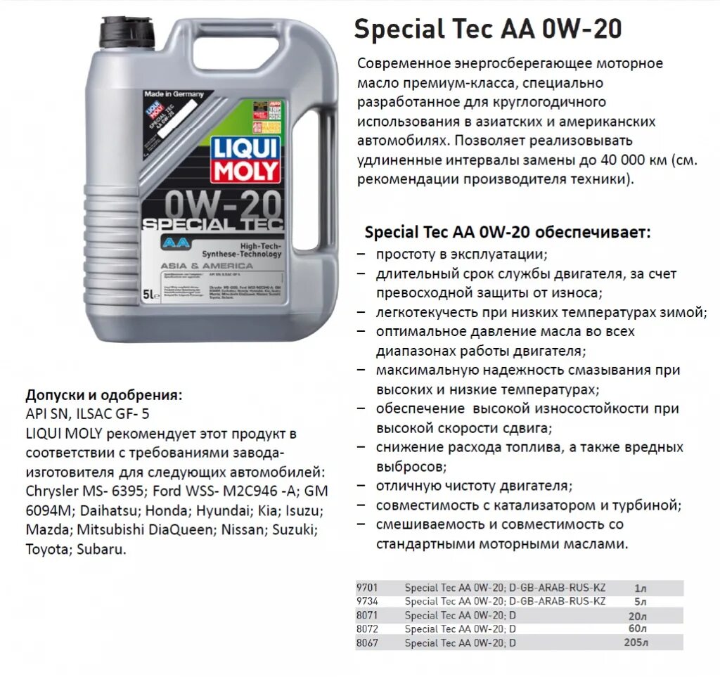 Ликви моли Азия Америка 0w20. Liqui Moly Special Tec AA 5w-30. Liqui Moly Special Tec AA 5w-20 Liqui Moly Special Tec AA 5w-20. Масло Ликви моли 0w20. Какой срок годности у моторного масла