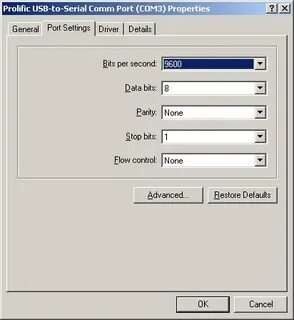 Usb driver setup