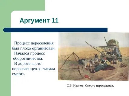 Процесс переселения