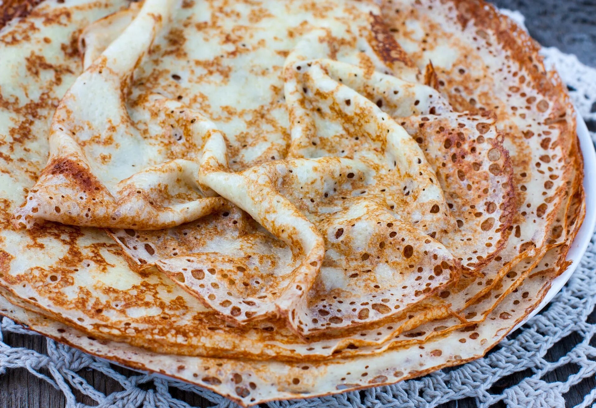 Блины рецепт простой и вкусный с дырочками
