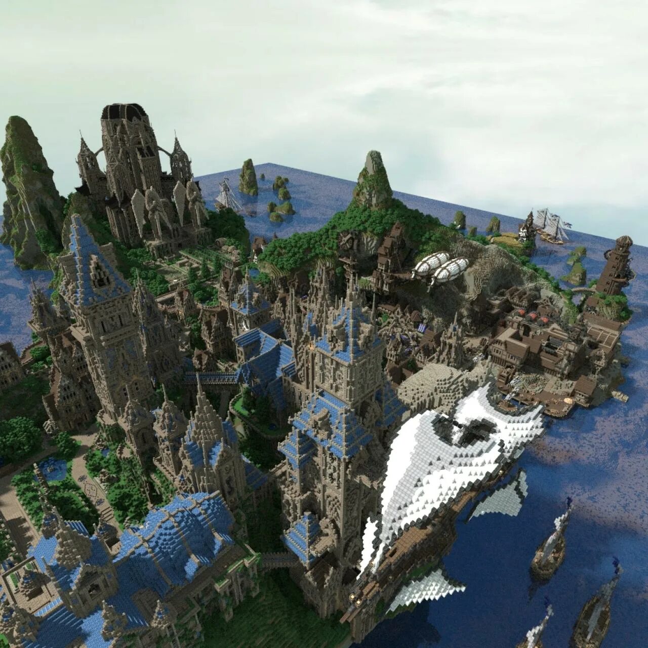 Minecraft maps. Для майнкрафт Halion. Замок Халион. Эпические постройки в майнкрафт. Грандиозные постройки в майнкрафт.