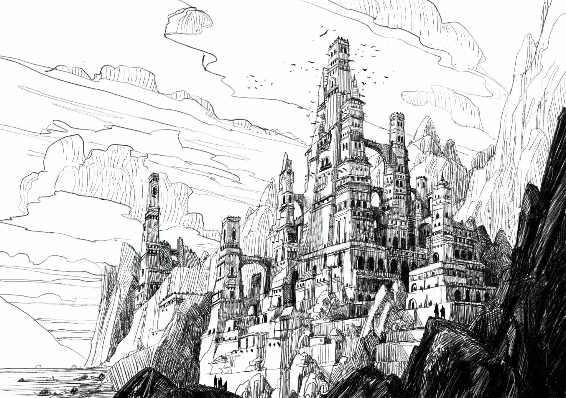 Drawn world