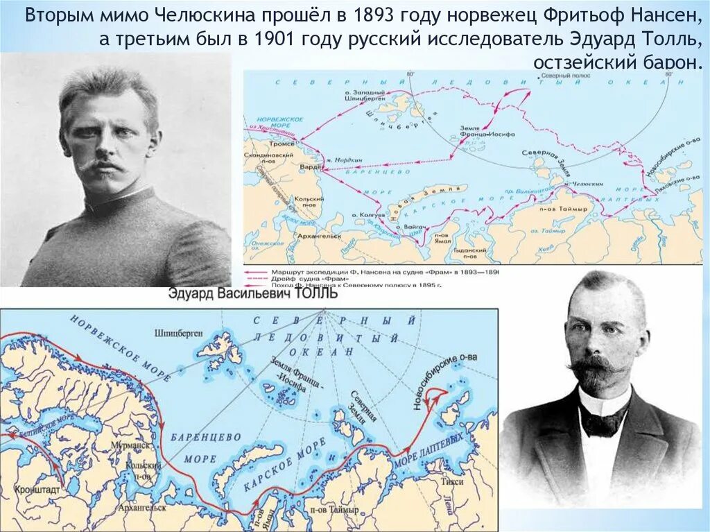 Какой океан открыл нансен. Фритьоф нансен северный морской путь. маршрут экспедиции фритьоф нансен.