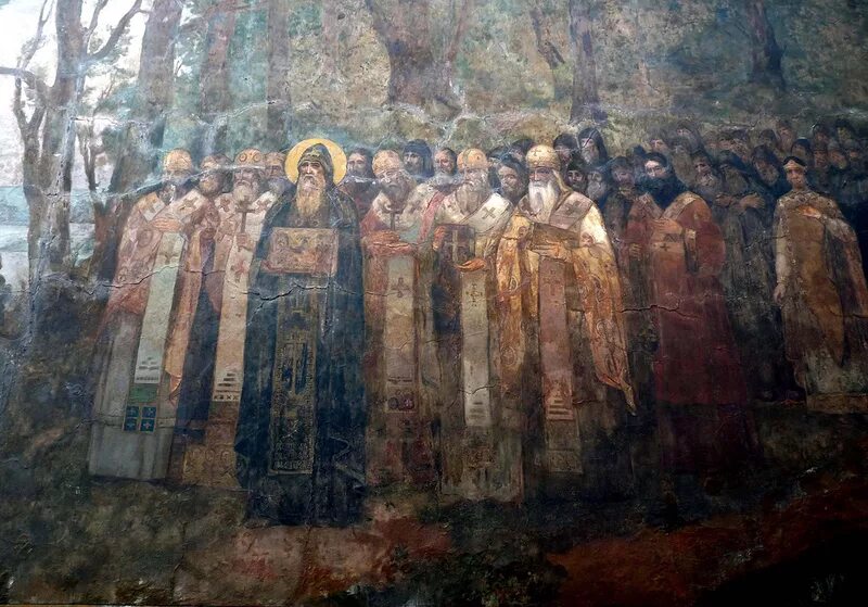 Пророчества киево печерских. Киево-печерская лавра фрески.